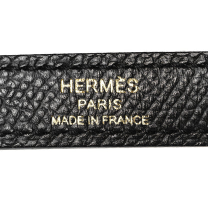 Hermes Epsom Kelly Sellier 25 Black 34 of 38