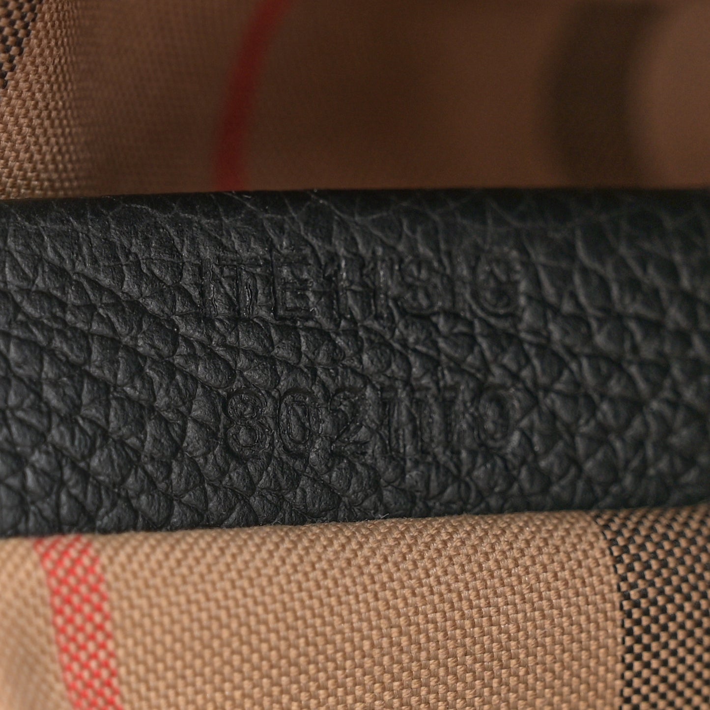 Grainy Calfskin Vintage Check Note Crossbody Bag Black