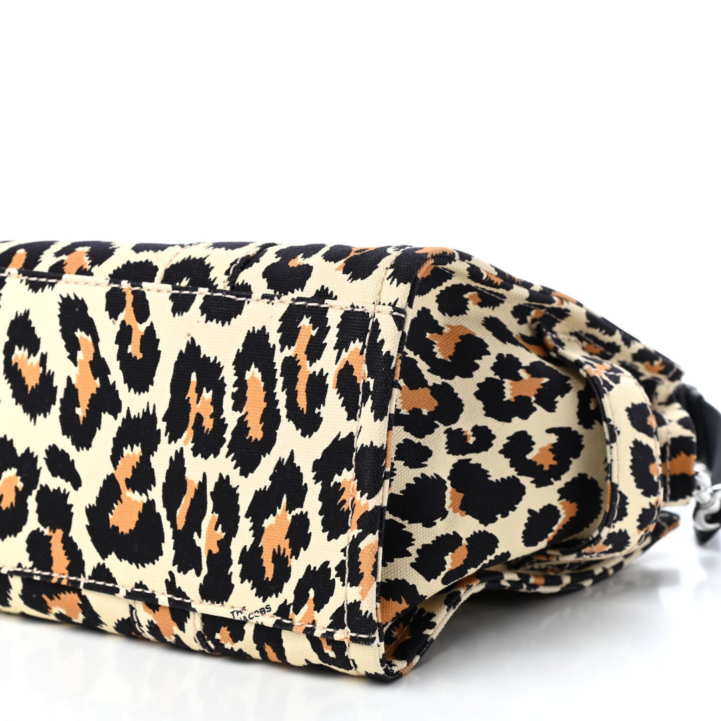 Cotton Canvas Leopard Print Medium The Traveler Tote Bag
