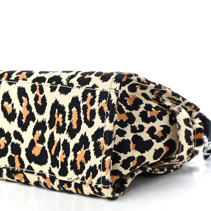 Marc Jacobs Cotton Canvas Leopard Print Medium The Traveler Tote Bag 8 of 9