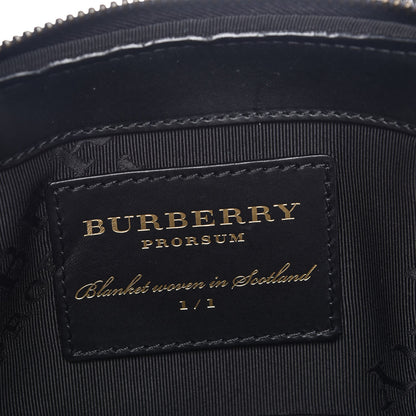 Burberry Prorsum Wool Geometric Small Saint Ives Russet Red Navy 7 of 10