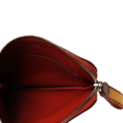 Hermes Swift Couverture Nouvelle Carre Pocket Pouch Gold Ambre 5 of 7