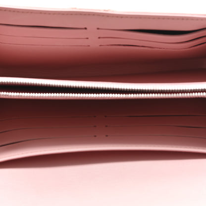 Louis Vuitton Calfskin New Wave Long Wallet Smoothie Pink 5 of 6