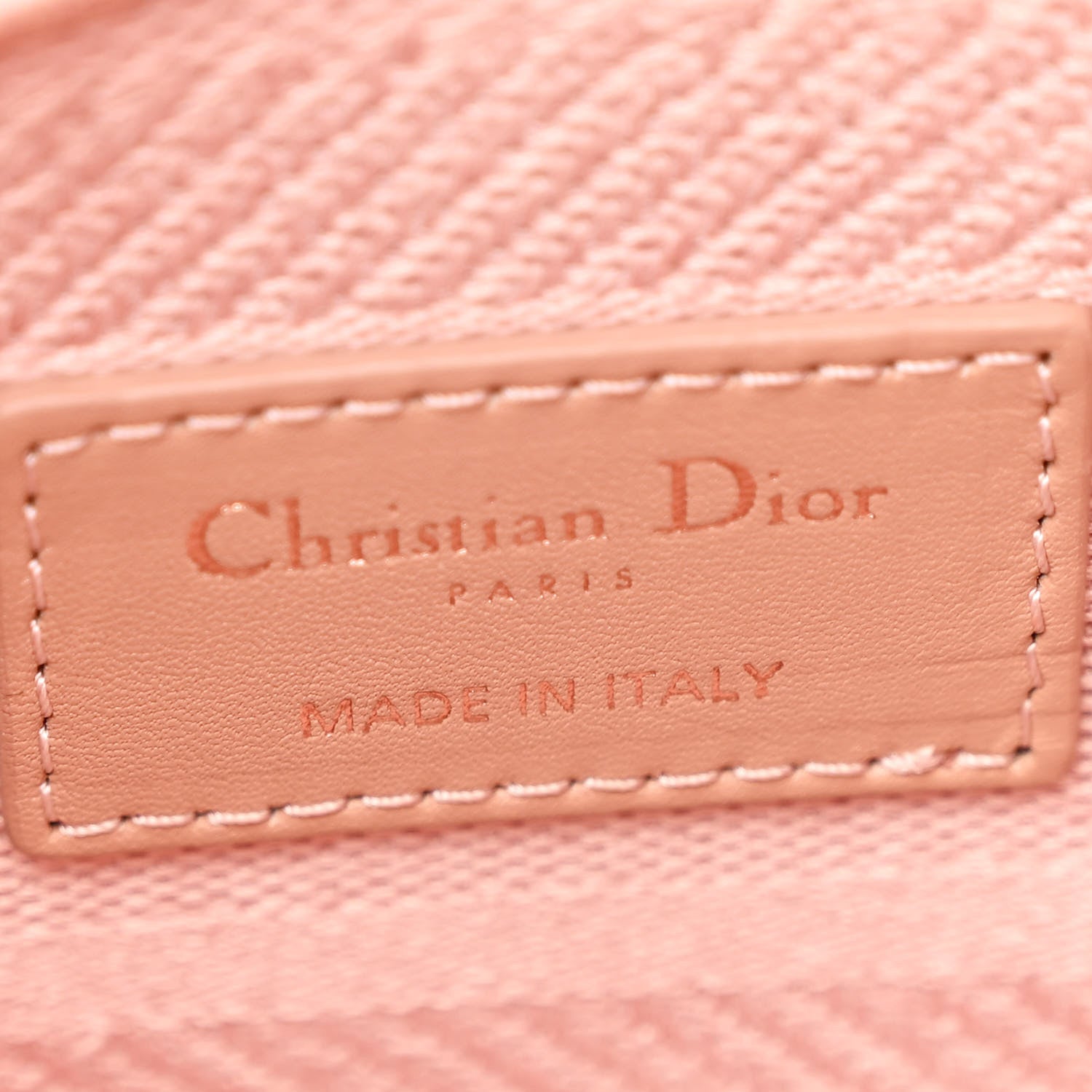 Christian Dior Canvas Embroidered Cannage Medium Lady D-Lite Pink 6 of 16