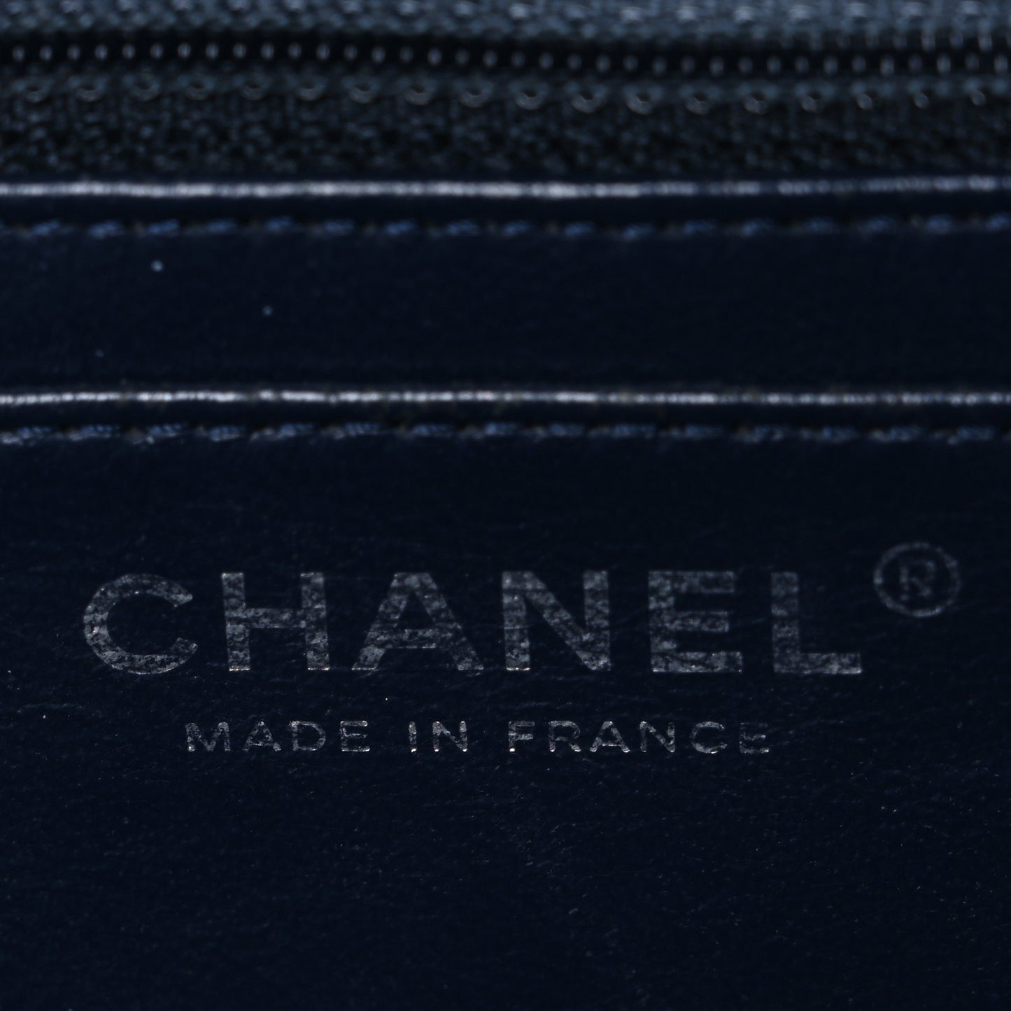 Caviar Quilted Jumbo Single Flap Navy