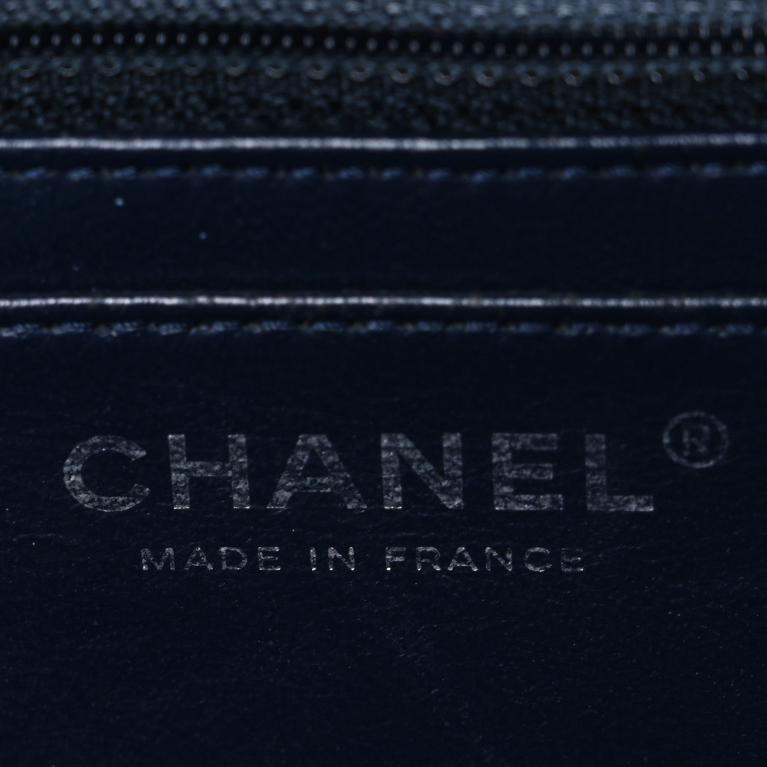 Chanel Caviar Quilted Jumbo Single Flap Navy 6 of 12