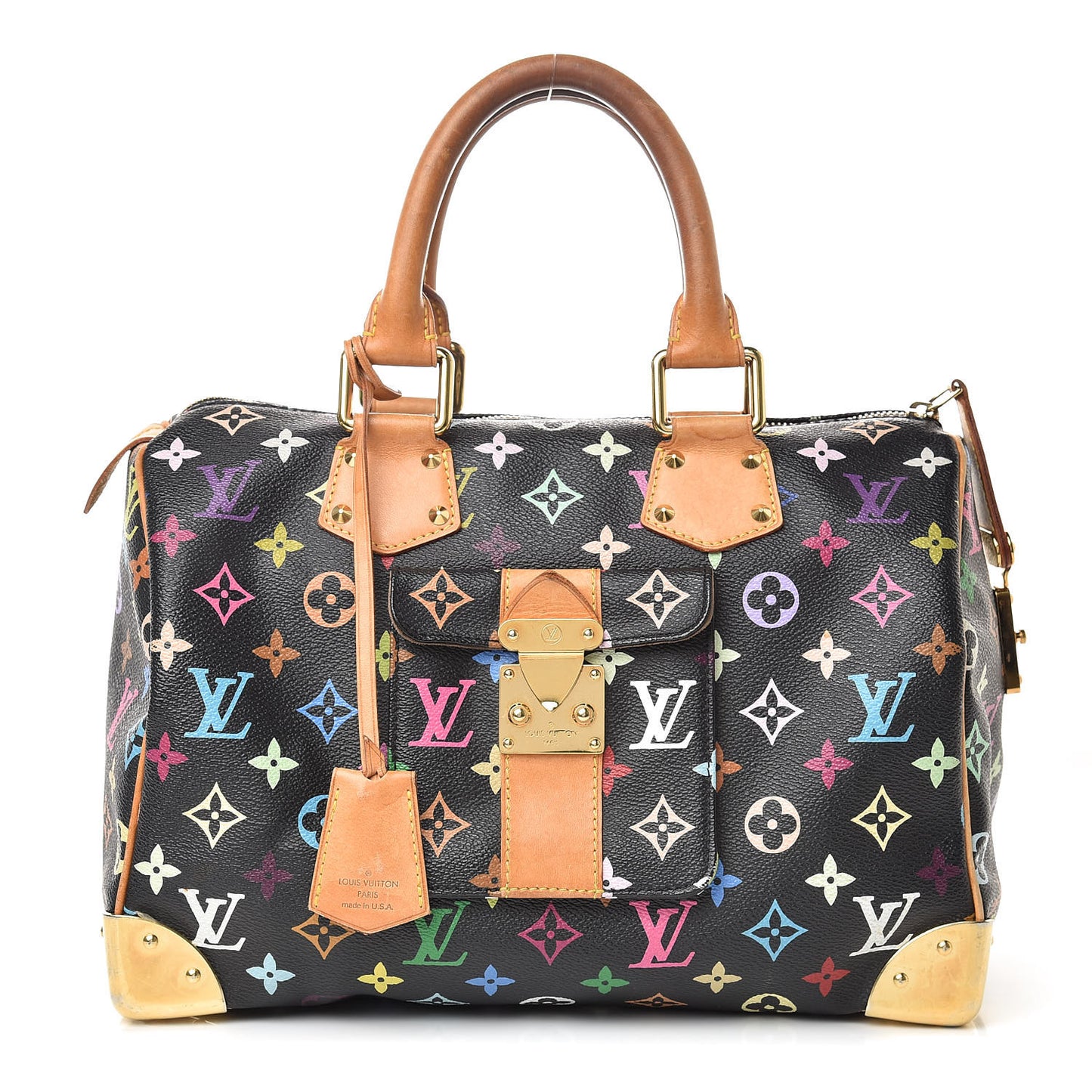 Monogram Multicolor Speedy 30 Black