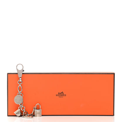 Hermes Palladium Olga Bag Charm Silver 4 of 4