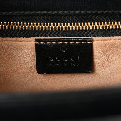 Gucci Azalea Calfskin Horsebit 1955 Shoulder Bag Black 6 of 10