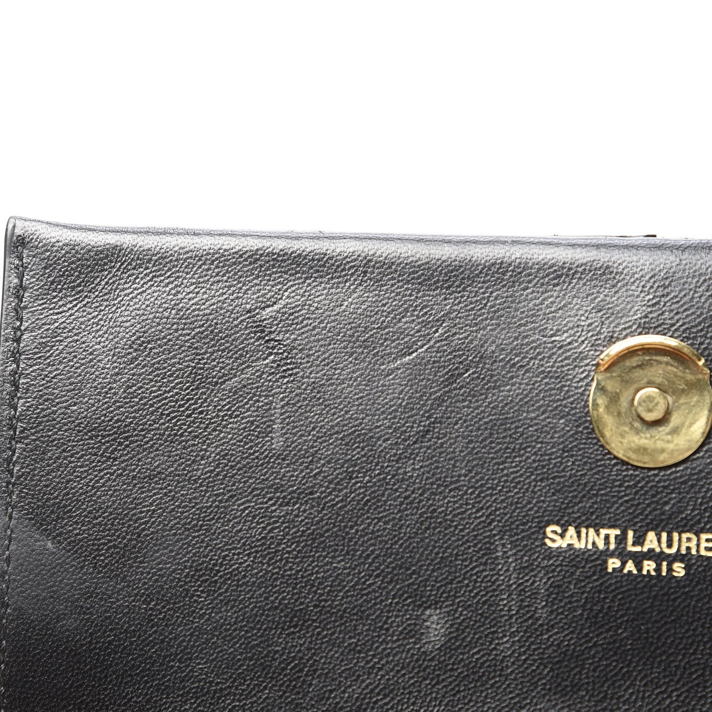 Suede Small Classic Monogram Kate Tassel Satchel Black