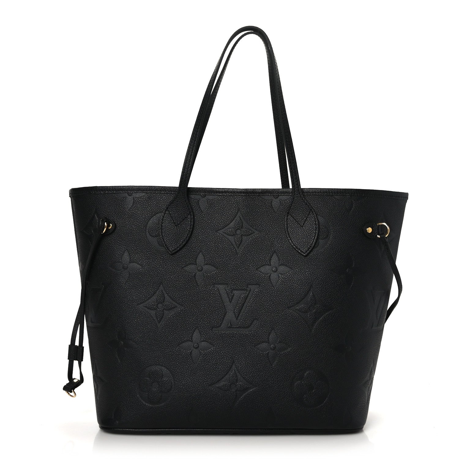 Louis Vuitton Empreinte Monogram Giant Neverfull MM Black 3 of 9