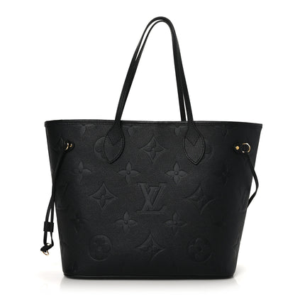 Louis Vuitton Empreinte Monogram Giant Neverfull MM Black 3 of 9