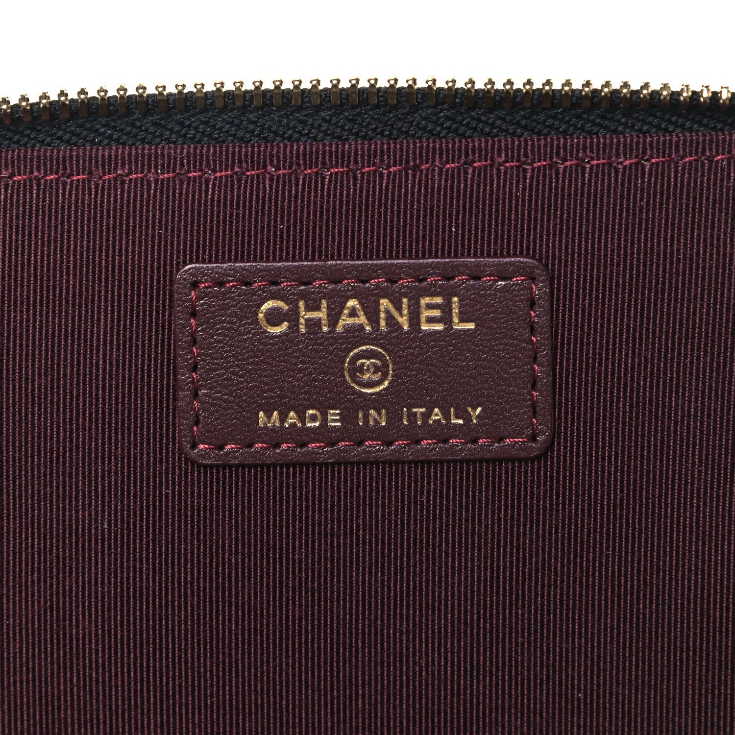 Chanel Lambskin Quilted Small Vanity Case With Chain Black 6 of 9