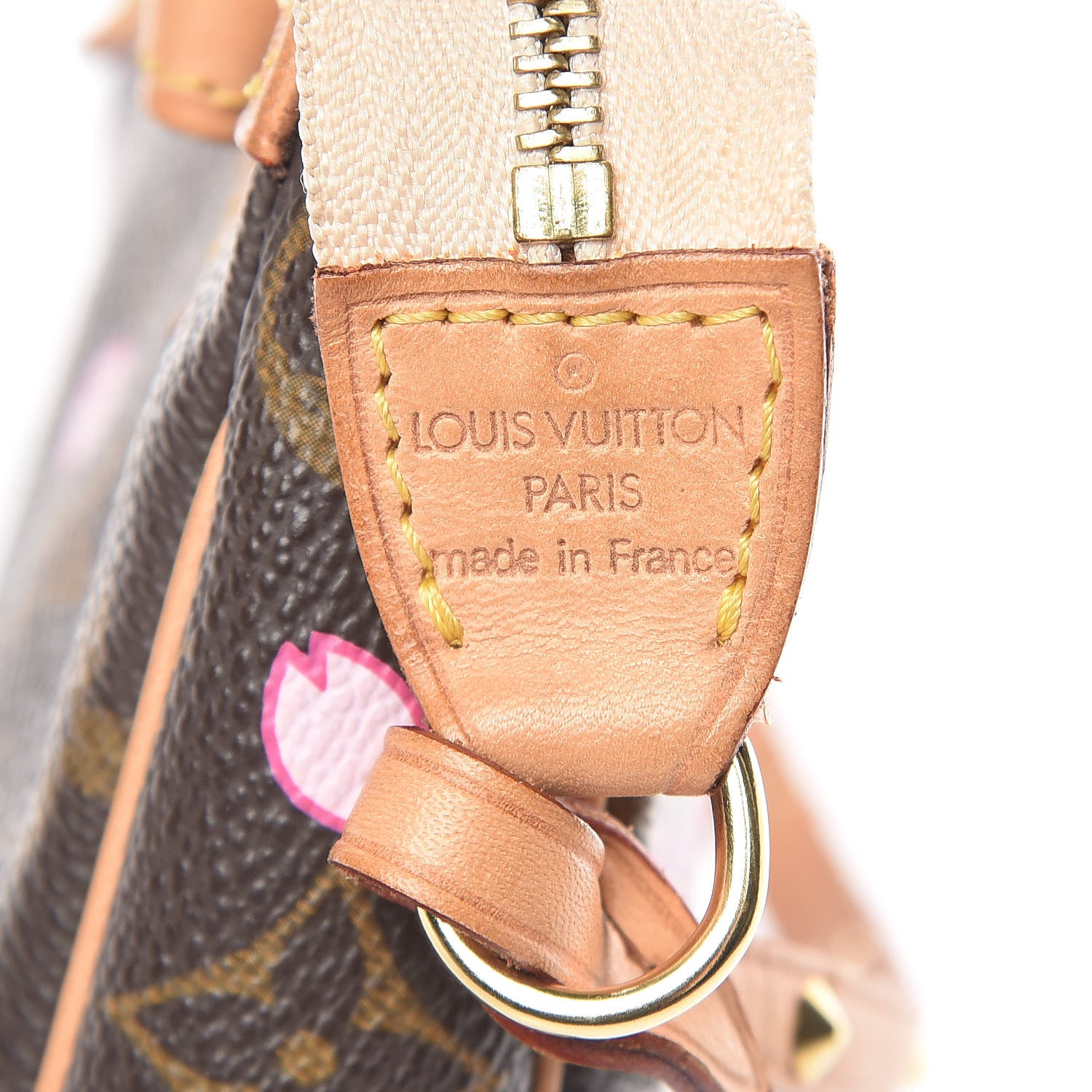 Louis Vuitton Monogram Cherry Blossom Pochette Accessories Brown 6 of 11