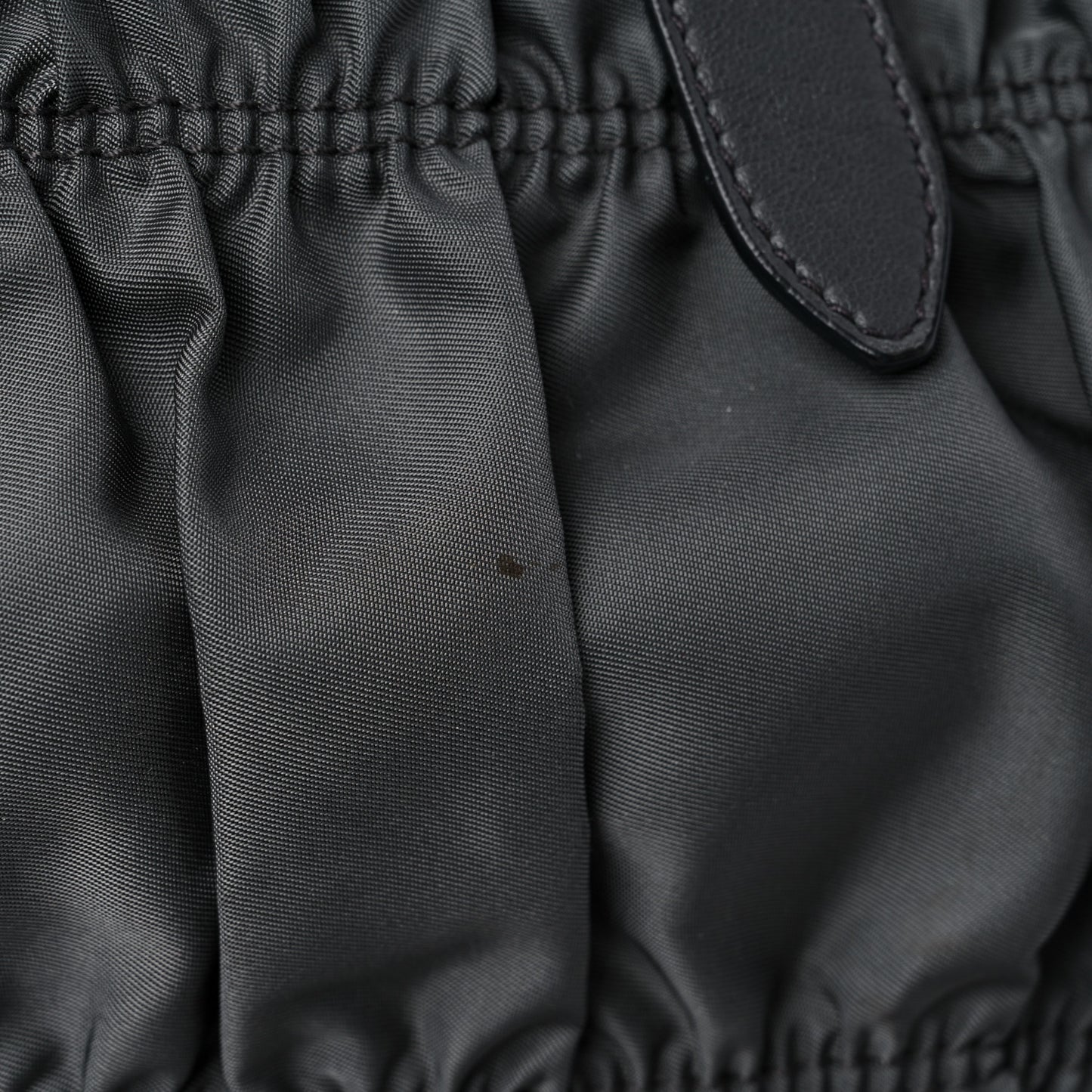 Tessuto Nylon Gaufre Tote Fumo