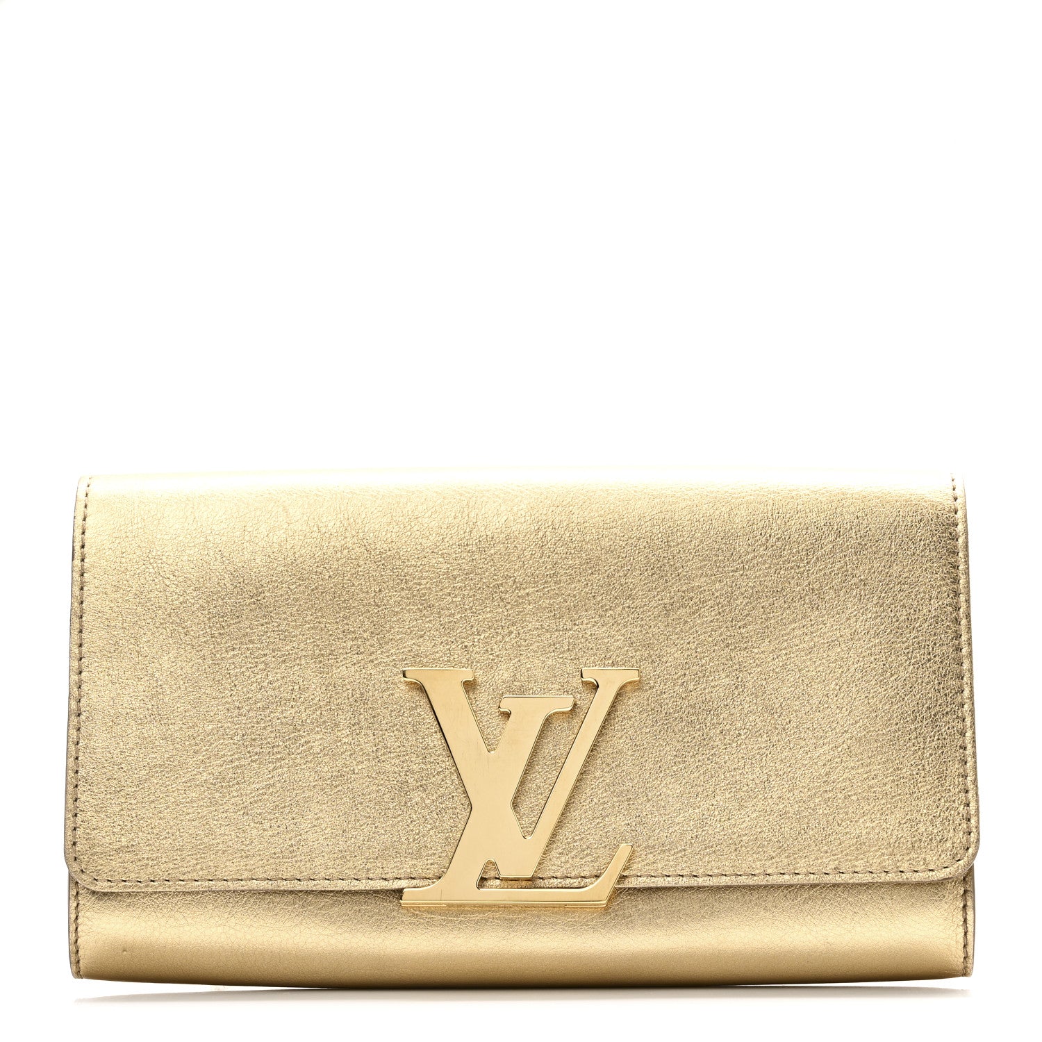 Louis Vuitton Calfskin Neo Sobe Louise EW Clutch Gold 1 of 7