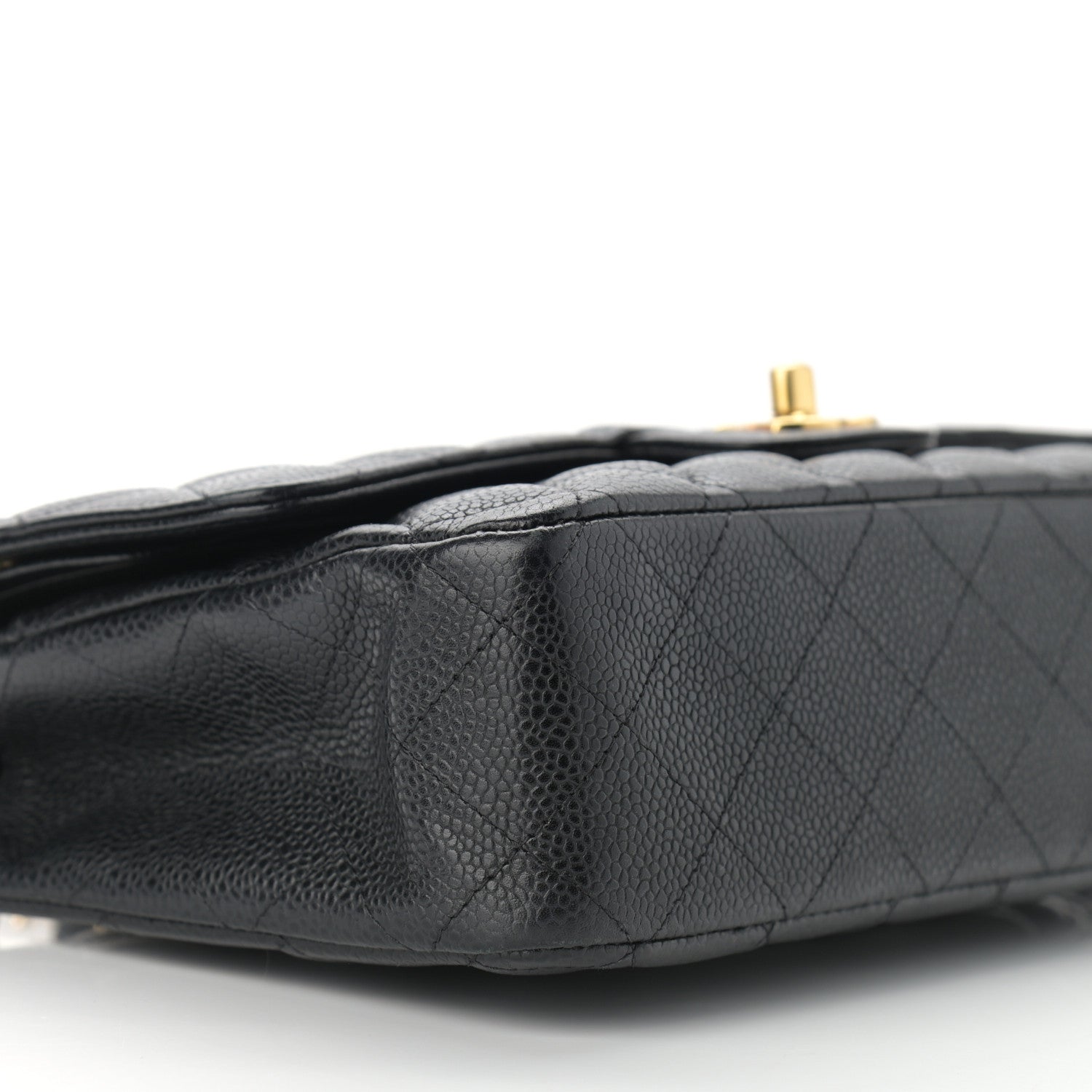 Chanel Caviar Quilted Medium Double Flap Black 9 of 10