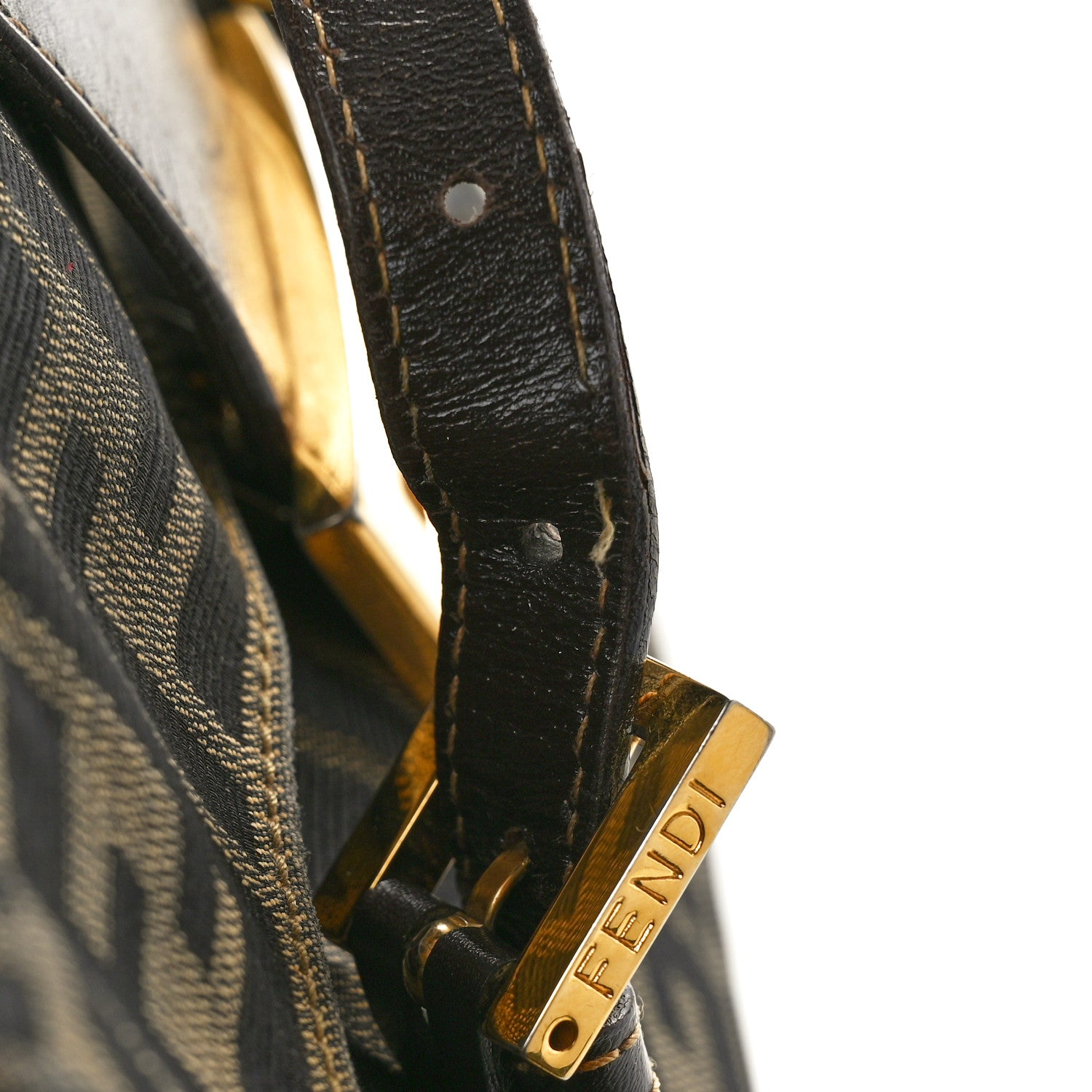 Fendi Zucca Small Handbag Tobacco 11 of 14