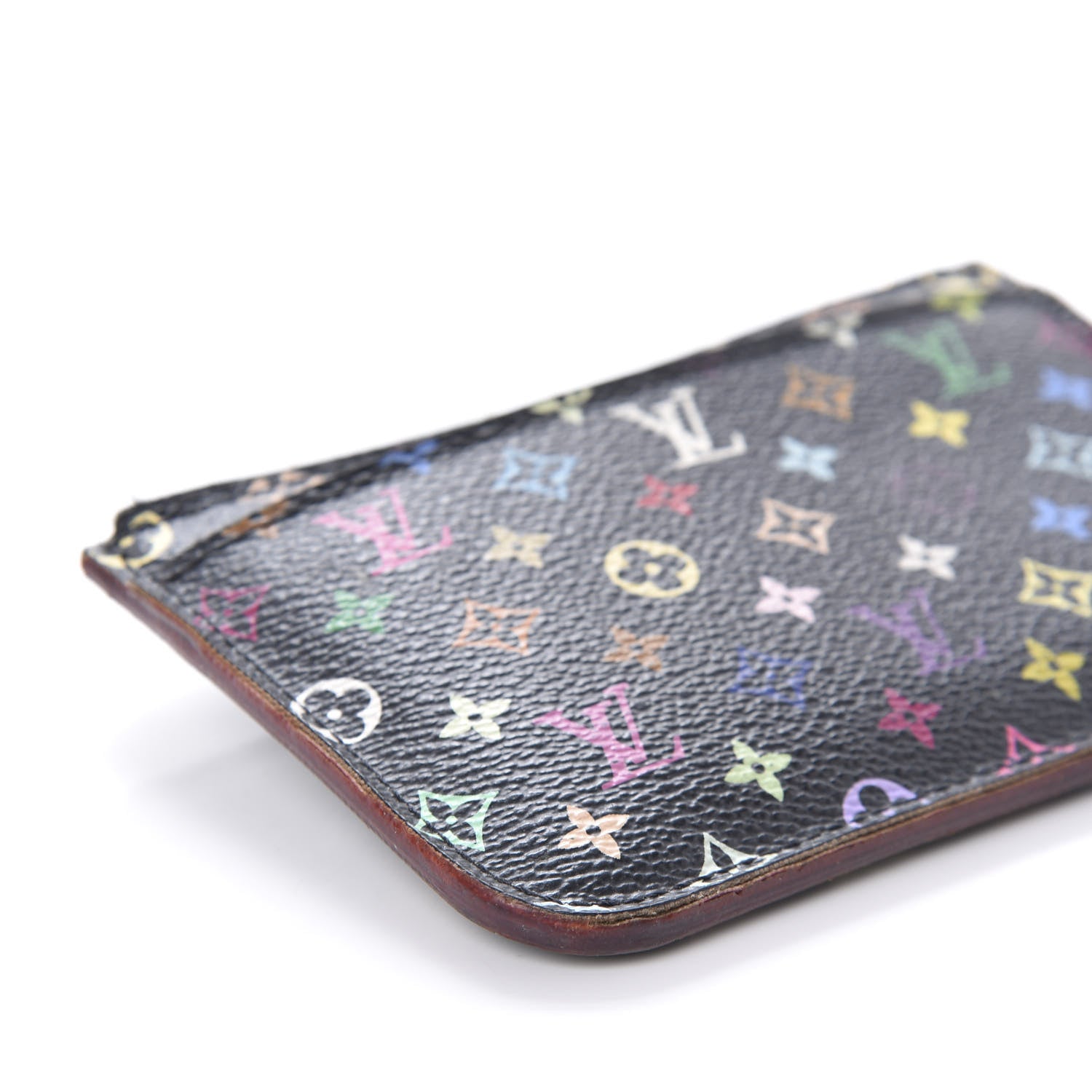 Louis Vuitton Monogram Multicolor Key Pouch Black Grenade 9 of 12