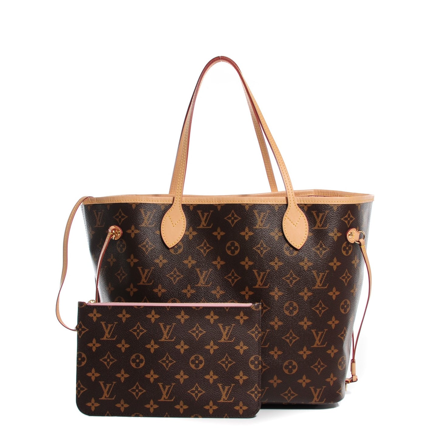 Monogram Neo Neverfull MM Rose Ballerine