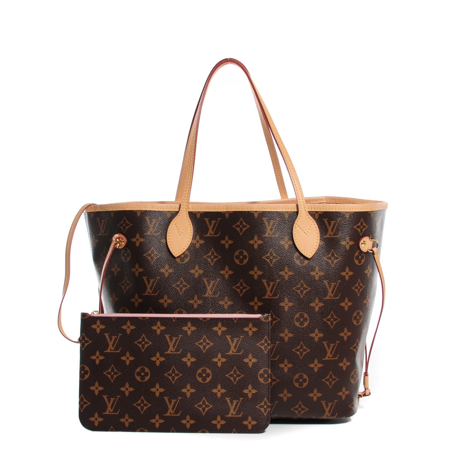 Louis Vuitton Monogram Neo Neverfull MM Rose Ballerine 1 of 8