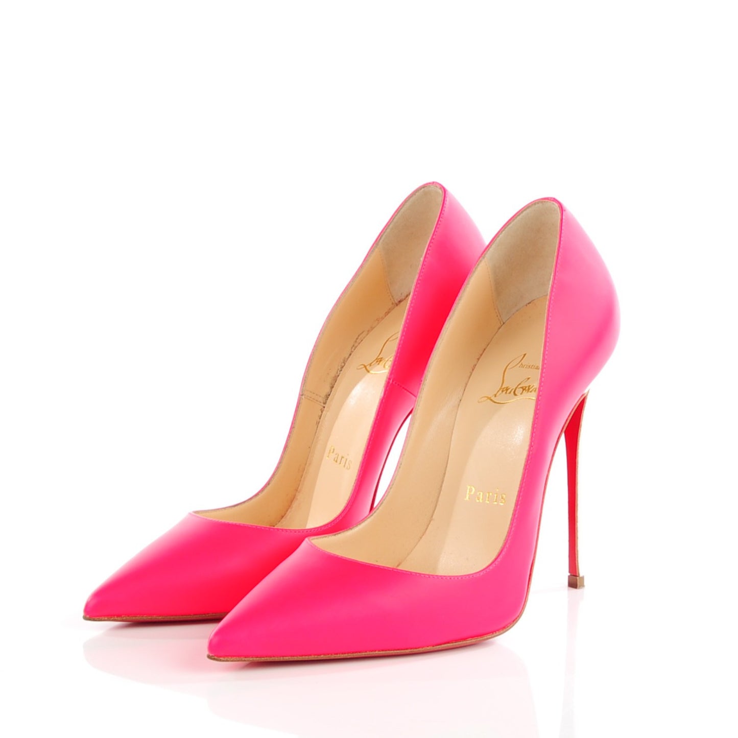 Matte Calfskin Jazz Calf Fluo So Kate 120 Pumps 35 Fuchsia White