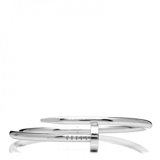 Cartier 18K White Gold Juste Un Clou Bracelet 16 1 of 6