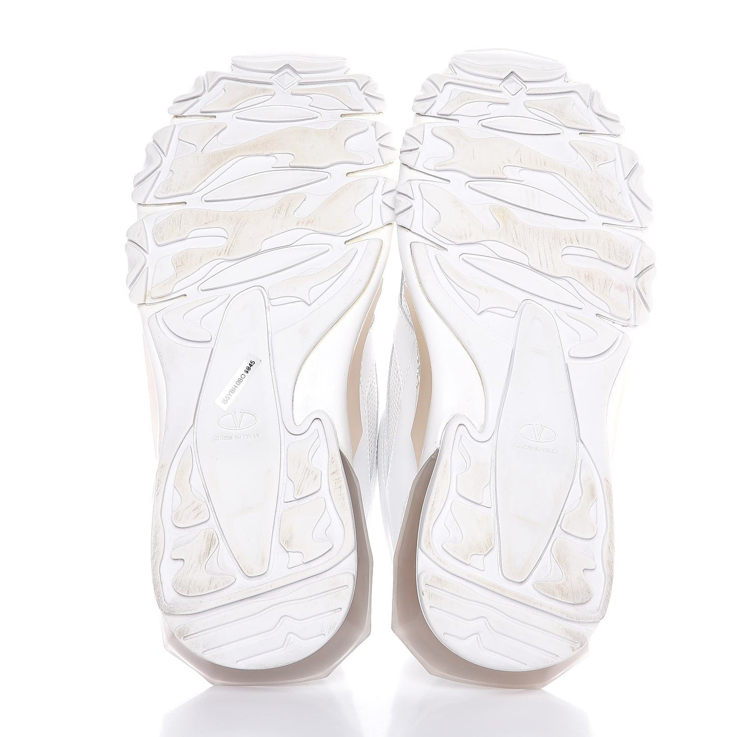 Calfskin Womens Bounce Sneakers 37 White