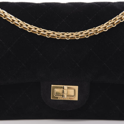 Chanel Velvet Quilted 2.55 Reissue 225 Flap Black 11 of 12