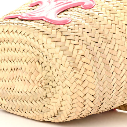 Celine Raffia Calfskin Triomphe Teen Panier Lipstick 9 of 9