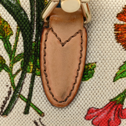 Gucci Canvas Beaded Floral Flora Small Jackie O Hobo White 15 of 17