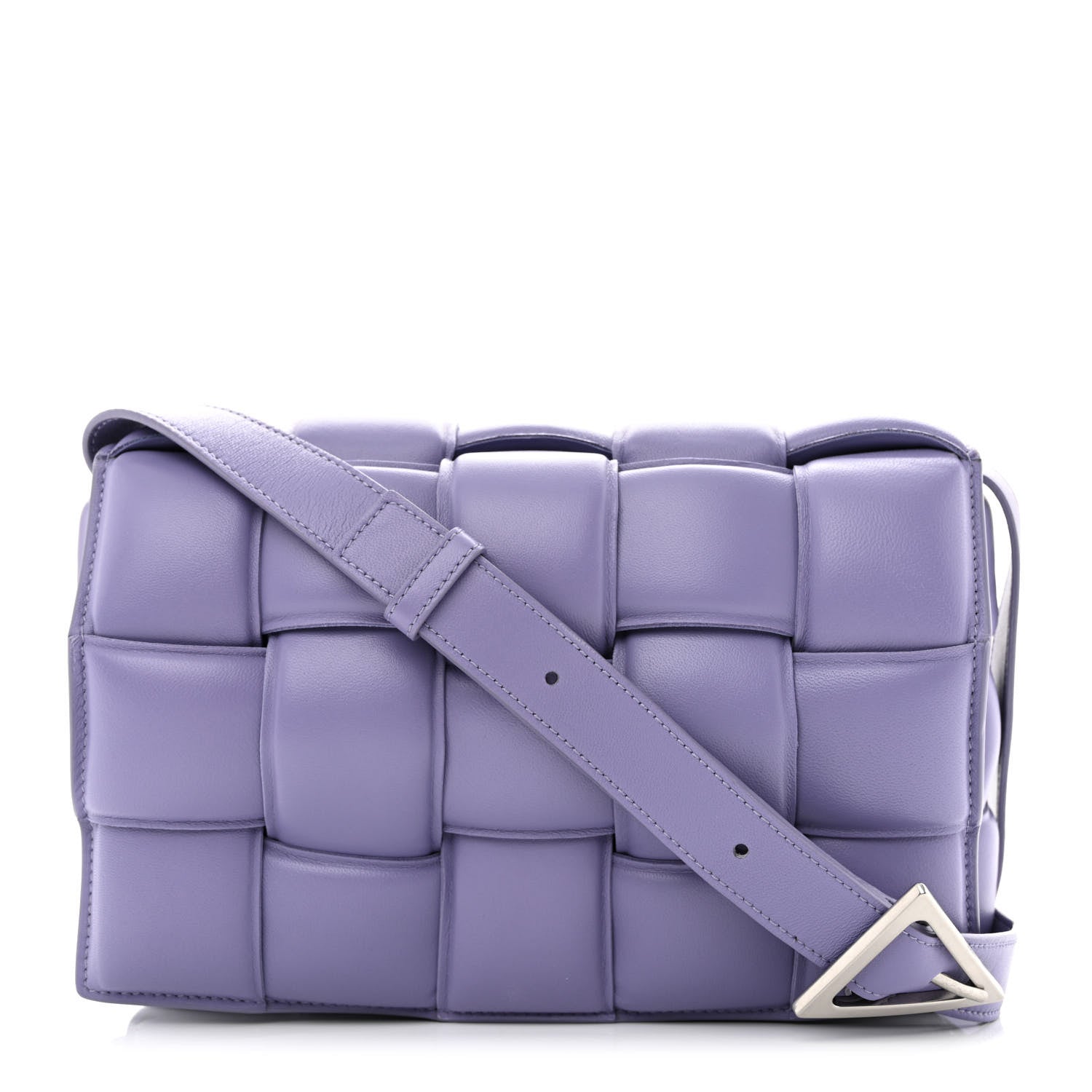 Bottega Veneta Nappa Maxi Intreccio Padded Cassette Crossbody Bag Lavender 1 of 10