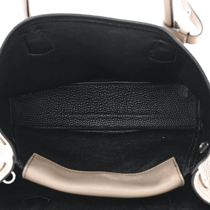 Prada Vitello Daino Shopping Tote Black Argilla 5 of 15
