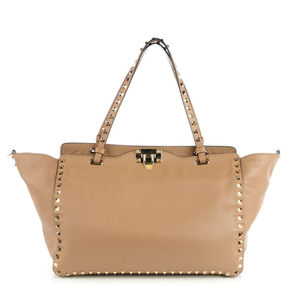 Valentino Garavani Vitello Medium Rockstud Tote Alpaca 1 of 7