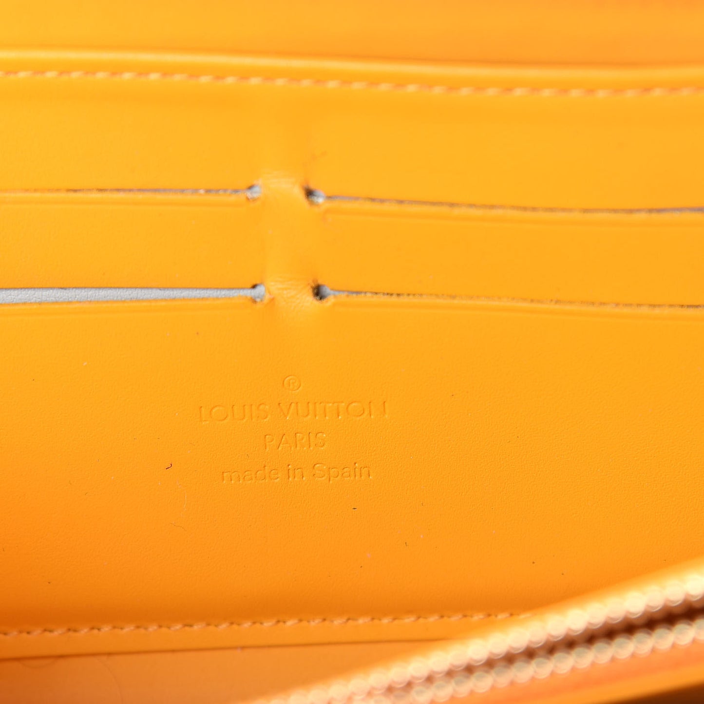 Vernis Zippy Wallet Jaune Passion