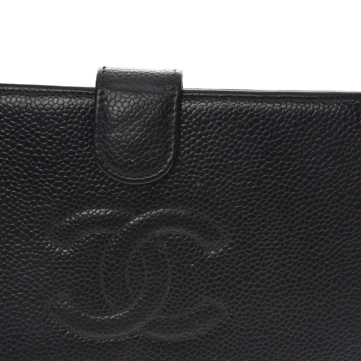 Caviar Timeless CC French Wallet Black