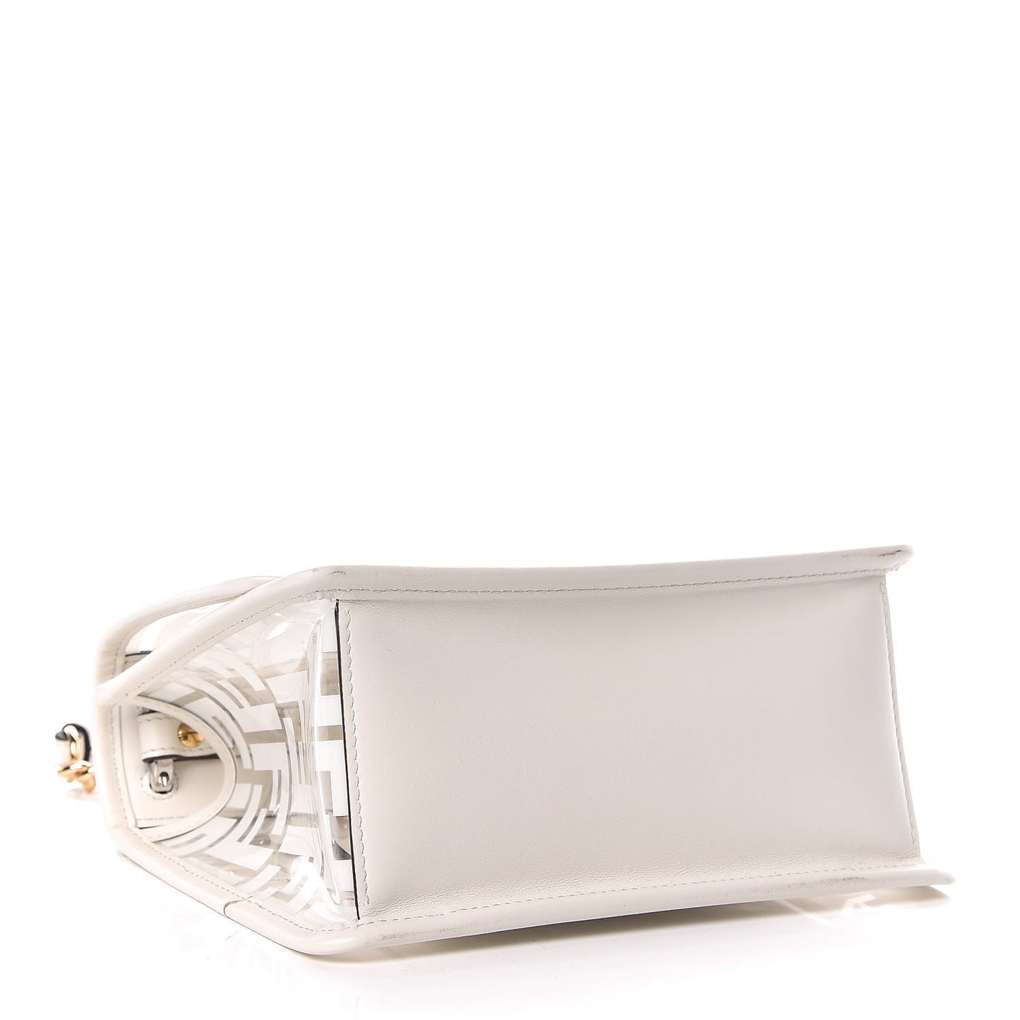 TPU FF Vitello Century F is Fendi Small Kan I Shoulder Bag White