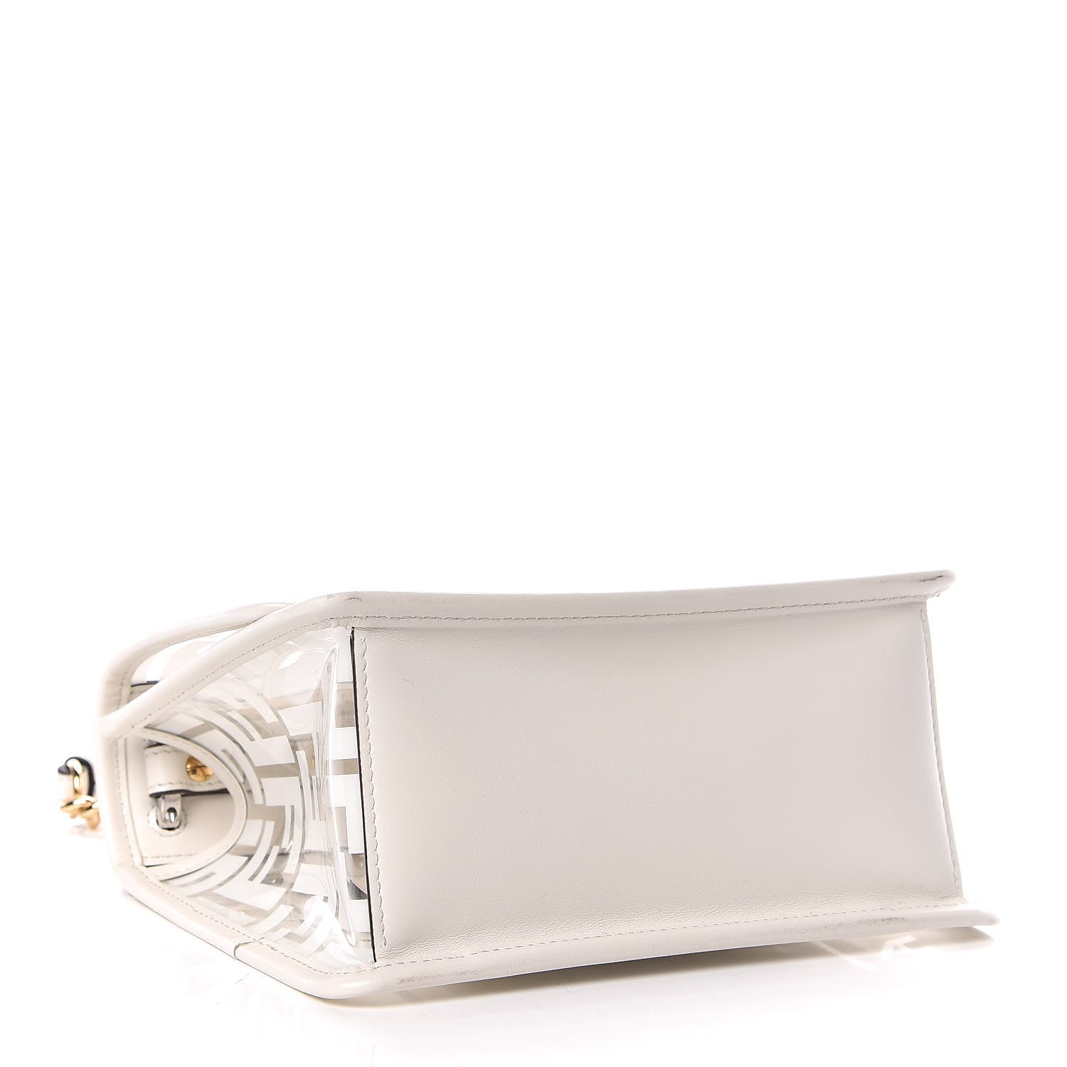 Fendi TPU FF Vitello Century F is Fendi Small Kan I Shoulder Bag White 4 of 11