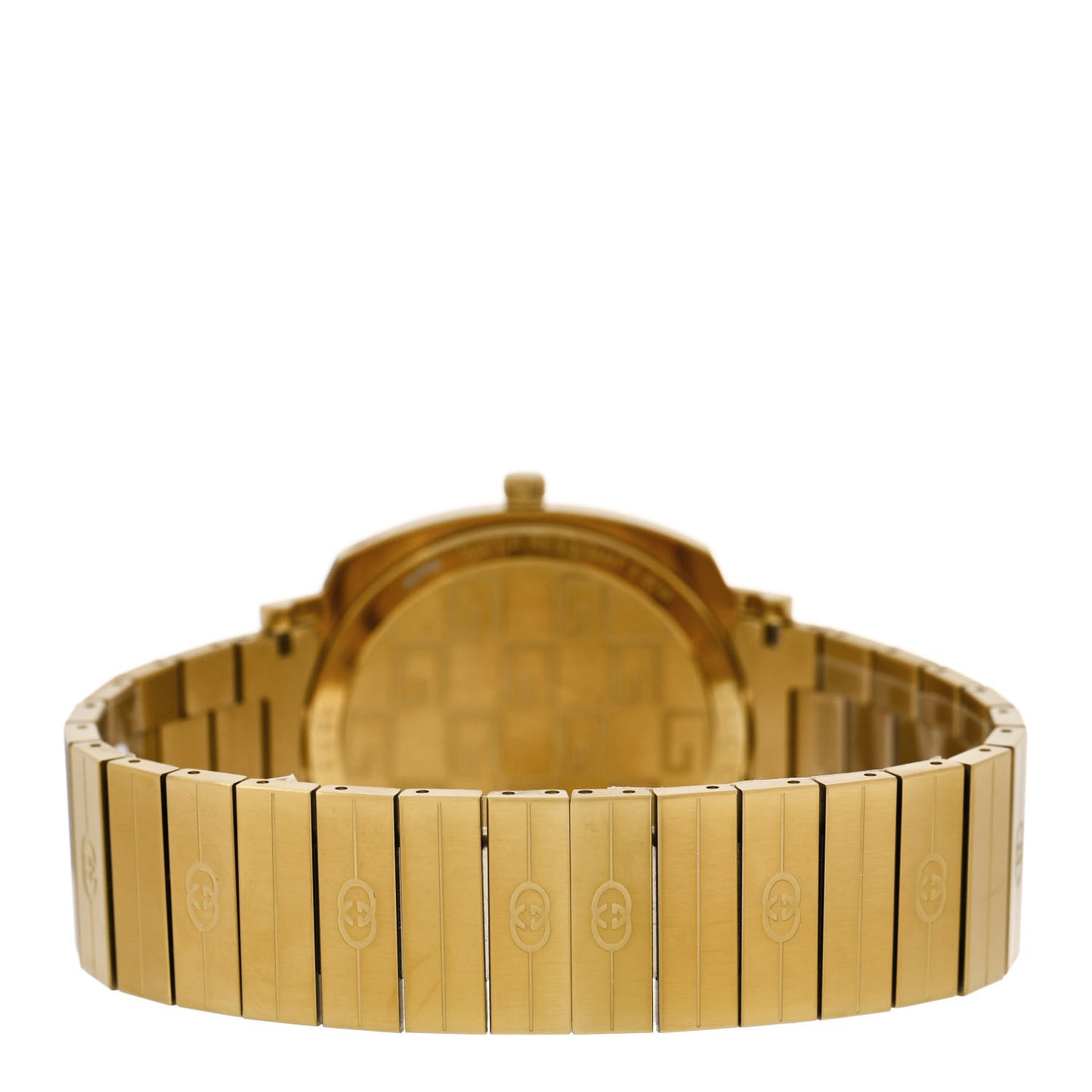 Stainless Steel 38mm Grip Quartz Watch Gold