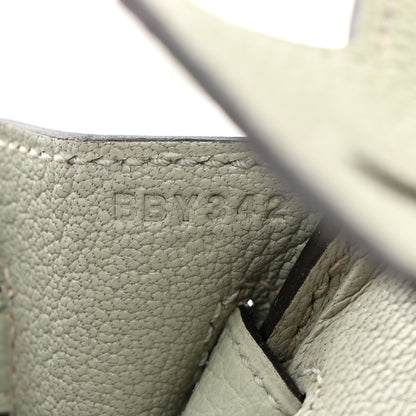 Hermes Togo Birkin 25 Gris Neve 7 of 18