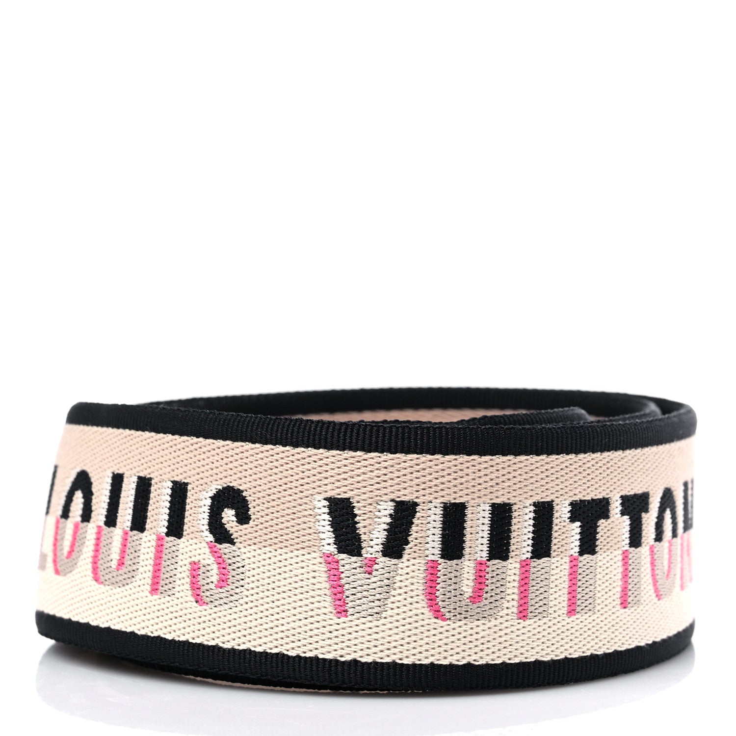 Louis Vuitton Jacquard Speedy Bandouliere 20 Shoulder Strap Black 2 of 3