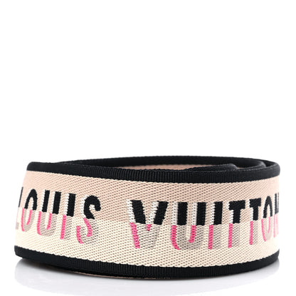Louis Vuitton Jacquard Speedy Bandouliere 20 Shoulder Strap Black 2 of 3