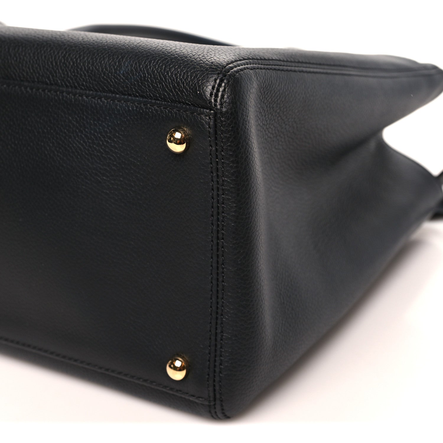 Chanel Calfskin Cerf Executive Shopper Tote Black 11 of 12