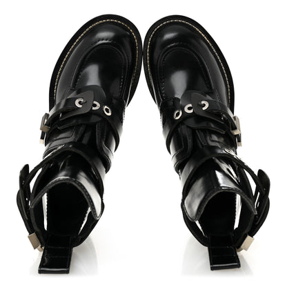 Balenciaga Brushed Calfskin Ceinture Ankle Boots 36.5 Black 8 of 9