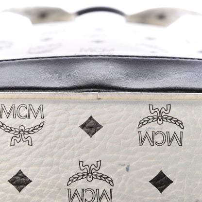 MCM Visetos Studded Medium Dual Stark Backpack White 23 of 32