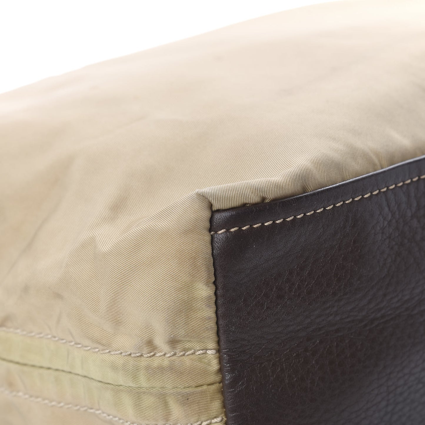 Nylon Tessuto Vitello Daino Hobo Cammello Caffe