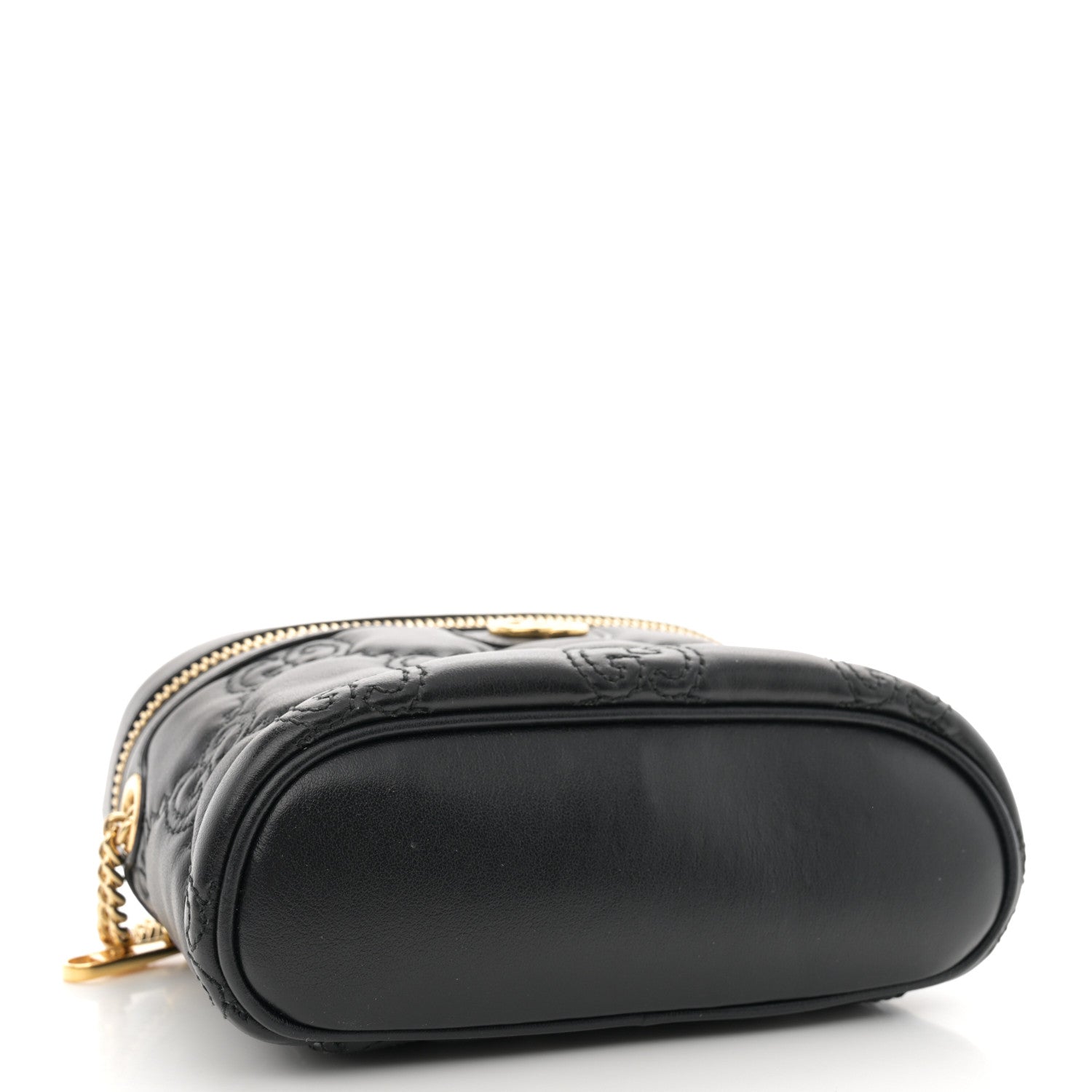 Gucci Calfskin GG Matelasse Mini Top Handle Bag Black 4 of 10