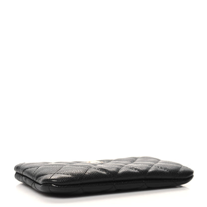 Chanel Caviar Quilted Small Cosmetic Case Black 4 of 8