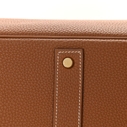 Hermes Togo Horseshoe HAC Travel Birkin 50 Gold 12 of 13