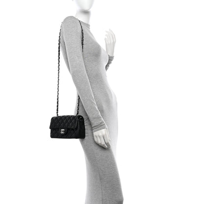 Chanel Lambskin Quilted Mini Rectangular Flap Black 2 of 10